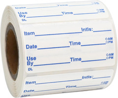 Dissolvable Labels, 2X1 Inch, 300 Stickers, Use by Food Rotation Labels for Stor