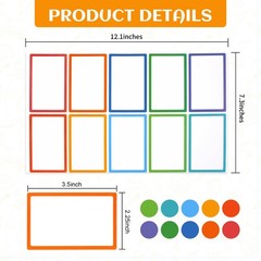 Utron 500Pcs Name Labels, 3.5×2.25 inch Blank inch, [Multiple]
