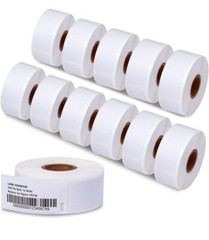 12 Rolls 500 per roll Multipurpose Labels Compatible For Dymo 30336 1” X 2 1/8”