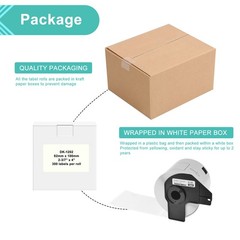 1 Roll DK-1202 Standard Address Label DK1202 For Brother Shipping Labels QL-500