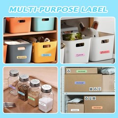 12 PCS D30 Label Maker Tape 12x40mm 0.47×1.57 Inch Colored SelfAdhesive