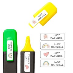 Personalized Waterproof Name Labels for Kids – 128 Pack for Daycare, School, Cam