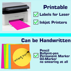2″ X 4″ Colored Labels Stickers 5 Colors Moving Stickers for Boxs-200 Pcs | 20 S