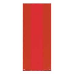 Small Cello Party Bag With Twist Ties | Apple Red | 9.5″x4″x 2″ – 25 Pack