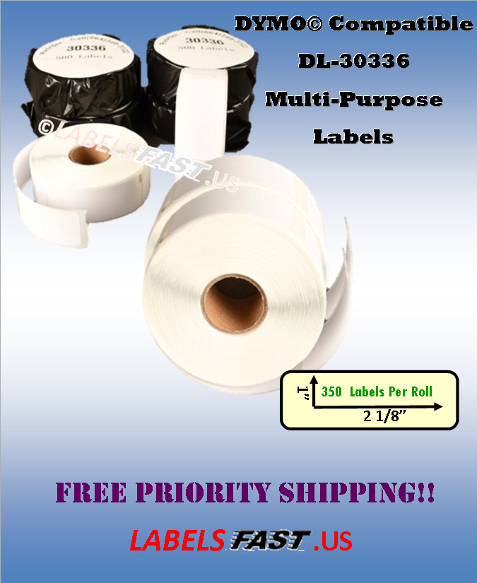 Postage Mailing 30336 Labels White Return Blank Adhesive Thermal Dymo Compatible