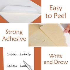 Full Sheet Shipping Labels 8.5×11 Blank White Sticker Paper 500 Sheets for La…