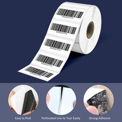 2″ x 1″ Direct Thermal Barcode Labels Permanent Adhesive Address Stickers
