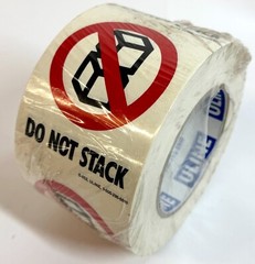 NEW ULINE Model S-853 DO NOT STACK 4″ X 3″ Shipping 500 Count Roll Stickers