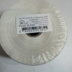 SL450 4X6 Shipping Label in 1 Roll (450 Pages per Roll) for Arkscan & Zebra