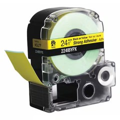 EPSON 270C23 Blk Ink/Yellow Tape, Strong Adhesive, 1″ W