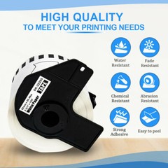 DK22205 DK-22205 Label fits Brother Printers QL500 QL600 QL700 QL800 QL1050/1100