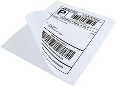 30 Printable White Sticker Paper Full Sheet Label, Matte, 8.5″ X 11″ for Laser &
