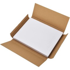 200-1000 Blank Shipping Labels 8.5 x 5.5 Round Corner Self Adhesive 2 Per Sheet