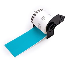 Non-OEM Fits BROTHER DK-2205 BLUE Continuous Labels (9) Rolls 2-4/9″ by 100′