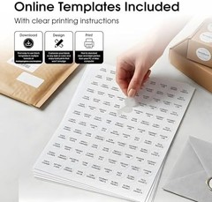 0.75″ Printable Round Labels for Inkjet and Laser Printers – 10800 Stickers |…
