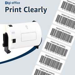9Rolls Continuous Paper Tape For Brother QL-1050 Label DK-2210 Permanent Frame
