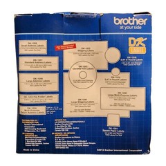 Brother DK-1202 White Paper Shipping Labels 300 Count 2.4″ x 3.9″ Sealed
