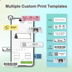 Genuine P21 Label Maker Tape Print Paper Clear Transparent 14x50mm 1 Roll