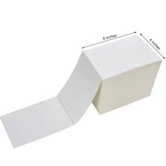 100-1000 4×6 Fanfold Direct Thermal Shipping Labels for Zebra & Rollo Printer US
