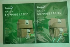 440 Koala Adhesive Shipping Labels 2 Per sheet print Size 5.5″ x 8.5″