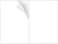 8-1/2″×5-1/2″ Shipping Labels 60 Labels Sticker Paper for Laser/Ink Jet Print…