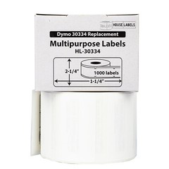 DYMO LW 30334-S : (6) Rolls POLYPROPYLENE SYNTHETIC WATERPROOF Labels FREE SHIP
