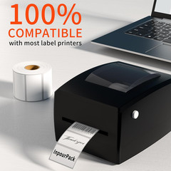 2X1Inch Direct Thermal Label Paper for Barcodes, Shipping, 1000 Labels per Ro…