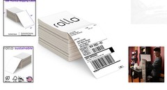 Commercial Grade 500-Pack 4×6 Fanfold Shipping Labels with Strong Adhesive