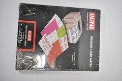 Lot of 2 Packs Uline Premium Laser Labels 3″ x 2″ White Sheets S-19643