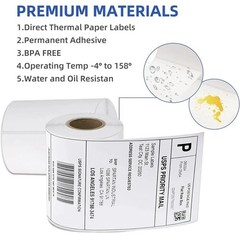 2 Rolls Thermal Shipping Labels 4*6 for UPS USPS FedEx Shipstation 1000 labels