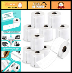 3000 Thermal Shipping Labels 2-5/16″x4″ – 10 Rolls, Easy-Tear, Strong Adhesive,
