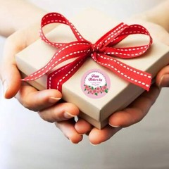 500 Pcs 1 Inch Happy Mother’s Day Gift Tag Sticker Roll Envelopes Seals Stickers