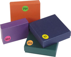 Garage Sale Removable Labels, 3/4 Inch round Labels, Assorted Colors
