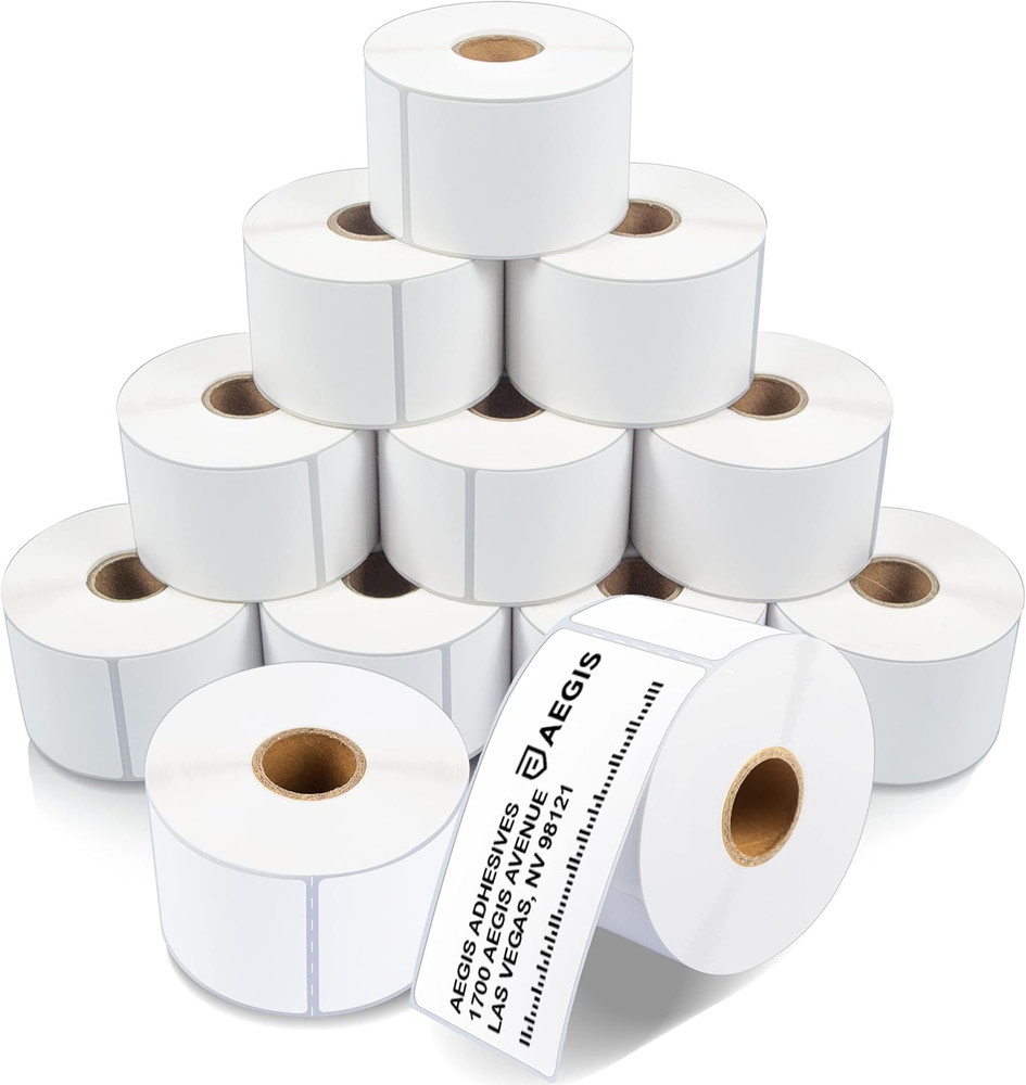– 2″ X 4″ Direct Thermal Printer Labels (4200 Count, 12 Rolls) – Inventory Barco