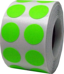 White 1/2″ Inch Round Adhesive Labels 1,000 Color Coding Dot Stickers for Effic