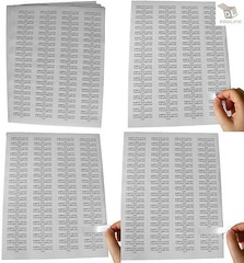 16000 Address Labels Laser Ink Jet 80UP 80 labels Per Sheet 1.75×0.5 200 Sheets
