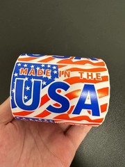 300 Proudly Made in USA Label Stickers 2″ x 3″ Labels US FLAG US SELLER NEW