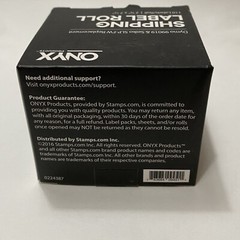 ONYX Shipping Label Roll Dymo 99019/ Seiko SLP-FW Compatible 2 1/8 x 7 1/2”