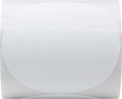 Hybsk White Permanent Color-Code Dot Stickers round Semi Gloss Paper Stickers Ad