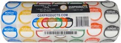 Non-Smudge 7000 Removable Day Labels – Perfect for Restaurants and Meal Prep