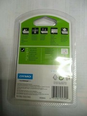 Dymo OEM D1 RED INK WHITE LABEL TAPE Cassette 1/2″x23 feet 12mm x 7m 1761281🛑