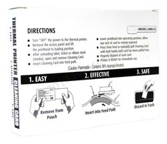 25 DYMO Compatible 60622 CLEANING CARDS, 4″ x 6″ Works Great For DYMO 1744907