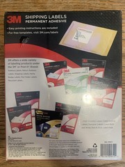3M White Shipping Labels Cover Up Technology 3-1/3″ x 4″ Laser 600/Pk (3100-V)