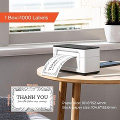 Quality 4×6 Thermal Labels, 1000 Labels