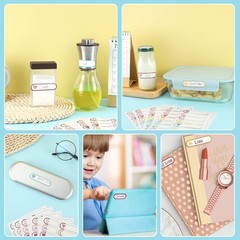 480 Pcs Baby Bottle Labels Waterproof Self-Laminating School Name Tags Stickers