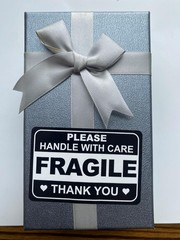 2×3” inch 200PCS Black White Fragile Handle with Love Labels Stickers Shippi…