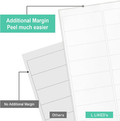 Printable Address Labels, 1″ X 2-5/8″, 900 Labels, 30 Labels per Sheet, Mailing