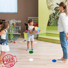 YIKIADA 10 Colors Dot Stickers 6 Inch Vinyl Waterproof Circle Labels
