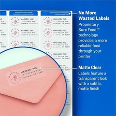 Avery Easy Peel Address Label – 1″ Width X 2.62″ Length 1500 lables #5660