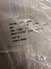 New White 3″x1″ Direct Thermal Labels 2100 Authentic Zebra / Etron 1″ Core Roll